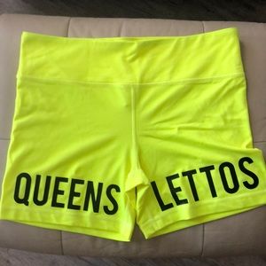 Queens N Lettos neon biker shorts